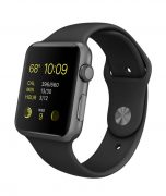 Watch 1st gen Sport (42mm), Black silicone Watch 1st gen Sport (42mm), Black silicone