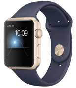 Watch Series 2 Aluminum (42mm), Gold, Midnight Blue Sport Band Watch Series 2 Aluminum (42mm), Gold, Midnight Blue Sport Band