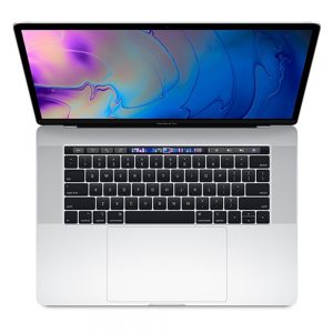 MacBook Pro 15" Touch Bar Mid 2018 (Intel 6-Core i7 2.2 GHz 16 GB RAM 512 GB SSD), Silver, Intel 6-Core i7 2.2 GHz, 16 GB RAM, 512 GB SSD