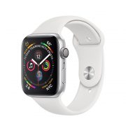 Watch Series 4 Aluminum Cellular (44mm), Silver, Seashell Sport Loop Watch Series 4 Aluminum Cellular (44mm), Silver, Seashell Sport Loop