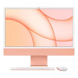 iMac 24" M1 2021 (Apple M1 8-Core 8 GB RAM 256 GB SSD 8-Core), Orange, Apple M1 8-Core, 8 GB RAM, 256 GB SSD, 8-Core