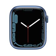 Watch Series 7 Aluminum Cellular (45mm), Blue, Black Sport Band