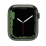 Watch Series 7 Aluminum Cellular (45mm), Green, Black Sport Band