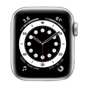 Watch Series 6 Aluminum Cellular (40mm), Silver, Starlight Sport Band