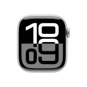 Watch Series 10 Aluminum (46mm), Silver, Black Sport Band
