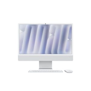 iMac 24" M4 2024 (Apple M4 8-Core 16 GB RAM 256 GB SSD 8-Core), Silver, Apple M4 8-Core, 16 GB RAM, 256 GB SSD, 8-Core